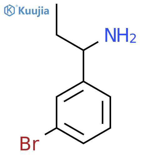 1-(3-Bromophenyl)propan-1-amine structure