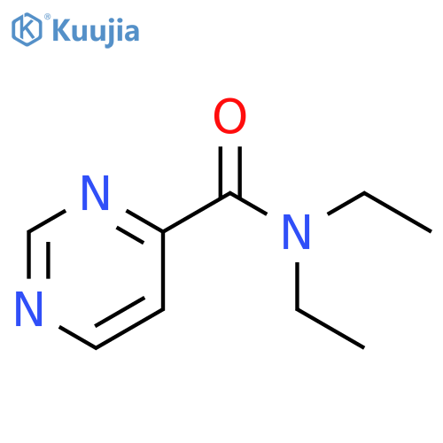 N,N-Diethylpyrimidine-4-carboxamide structure
