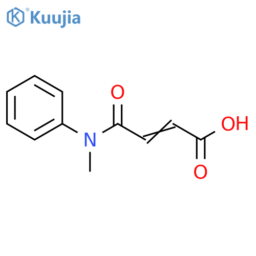 3-methyl(phenyl)carbamoylprop-2-enoic Acid structure