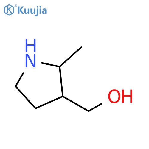 (2-methylpyrrolidin-3-yl)methanol structure