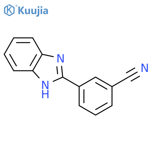3-(1H-1,3-BENZODIAZOL-2-YL)BENZONITRILE structure