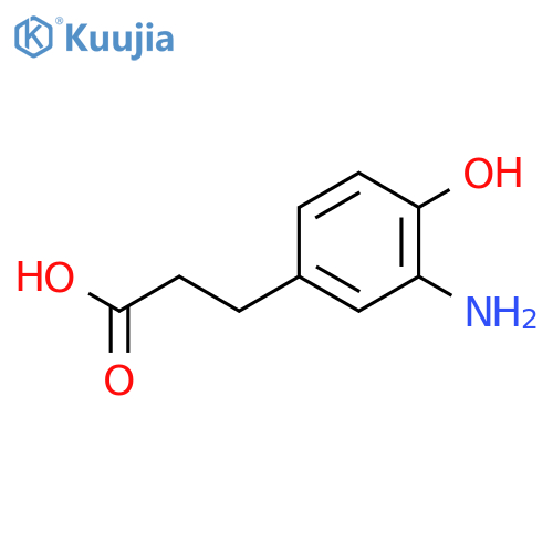 3-(3-Amino-4-hydroxyphenyl)propanoic acid structure
