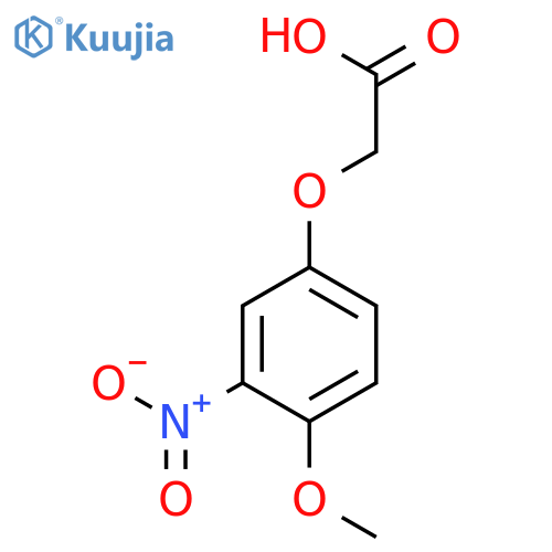 (4-Methoxy-3-nitrophenoxy)acetic acid structure