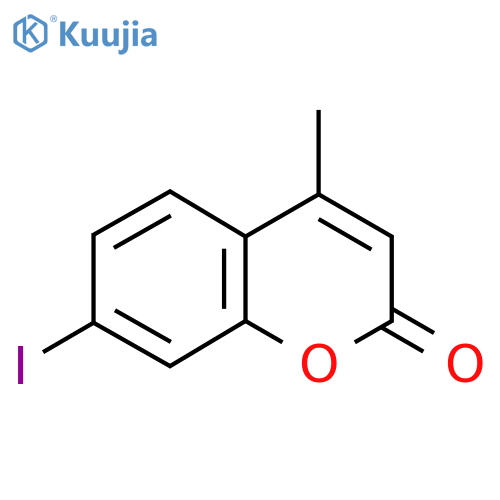 7-iodo-4-methyl-2H-chromen-2-one structure