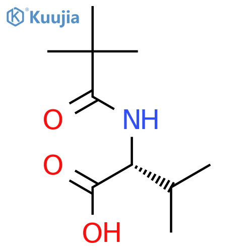 D-Valine, N-(2,2-dimethyl-1-oxopropyl)- structure
