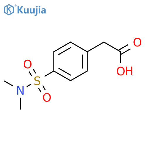 2-4-(Dimethylsulfamoyl)phenylacetic acid structure
