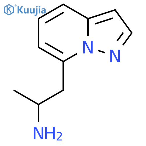 1-{Pyrazolo[1,5-a]pyridin-7-yl}propan-2-amine structure