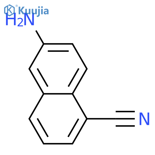 6-Aminonaphthalene-1-carbonitrile structure