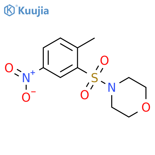 MORPHOLINE, 4-[(2-METHYL-5-NITROPHENYL)SULFONYL]- structure