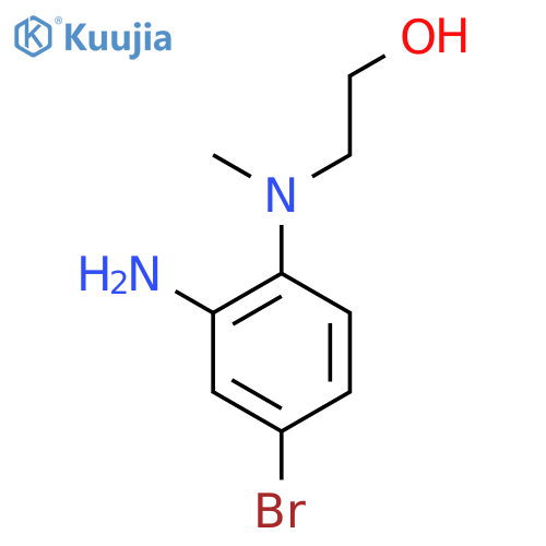 2-(2-Amino-4-bromomethylanilino)-1-ethanol structure