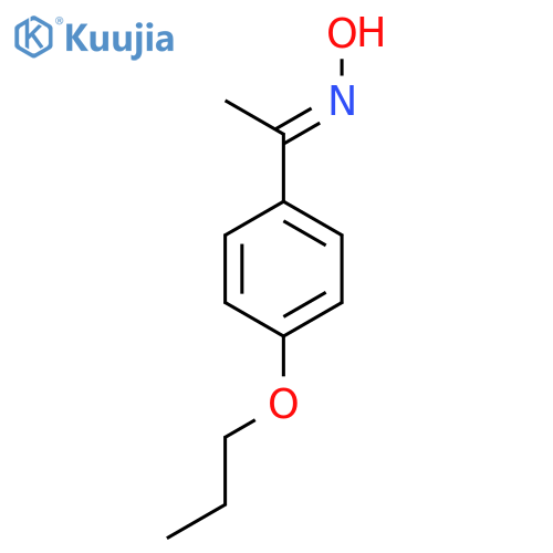 1-(4-Propoxyphenyl)-1-ethanoneoxime structure