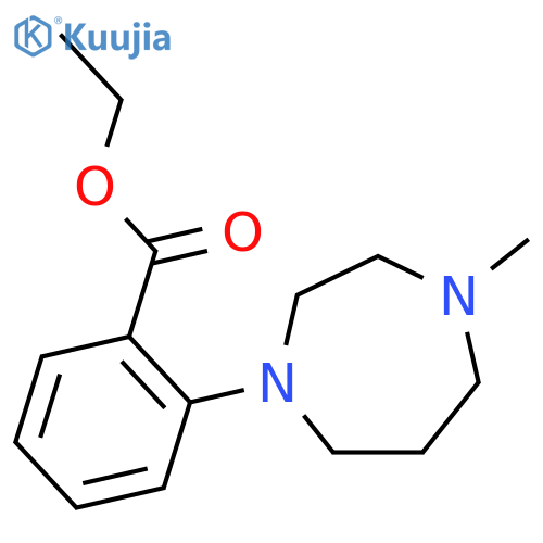Ethyl 2-(4-Methylperhydro-1,4-diazepin-1-yl)benzoate structure