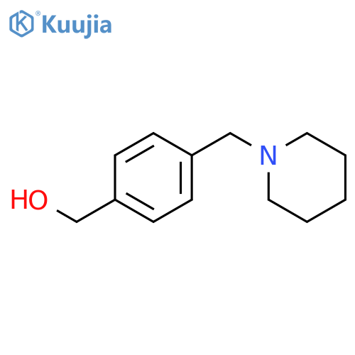 4-(Piperidin-1-ylmethyl)phenylmethanol structure