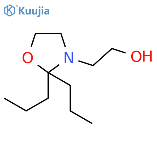 3-OXAZOLIDINEETHANOL, 2,2-DIPROPYL- structure