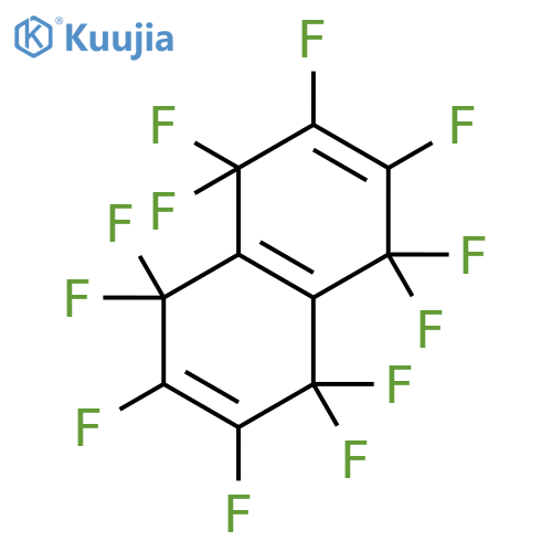 Dodecafluoro-1,4,5,8-tetrahydronaphthalene structure