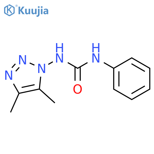 Urea, N-(4,5-dimethyl-1H-1,2,3-triazol-1-yl)-N'-phenyl- structure