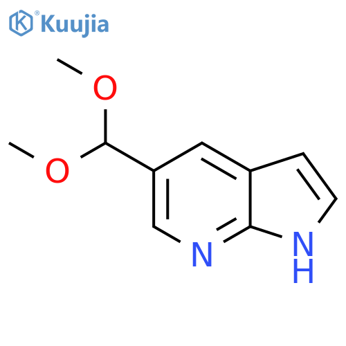 5-Dimethoxymethyl-1H-pyrrolo2,3-bpyridine structure