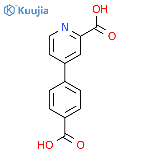 4-(4-Carboxyphenyl)pyridine-2-carboxylic acid structure