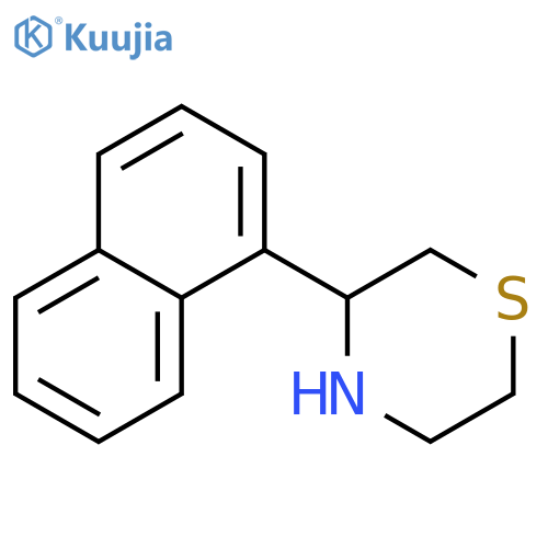 3-(Naphthalen-1-yl)thiomorpholine structure