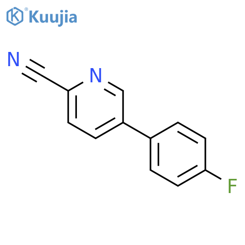 5-(4-Fluorophenyl)pyridine-2-carbonitrile structure