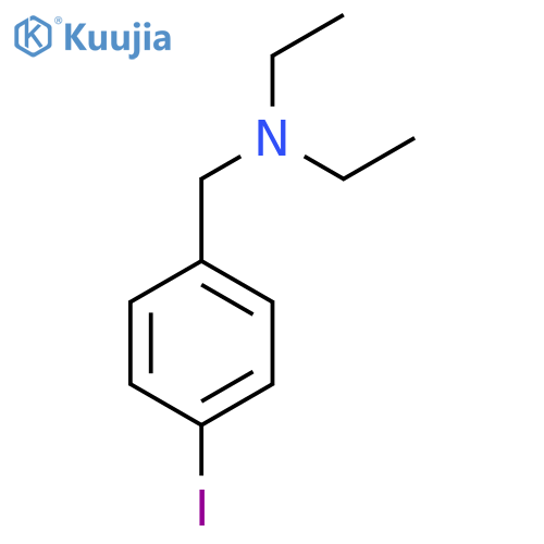N,N-Diethyl-N-(4-iodobenzyl)amine structure