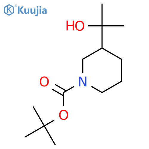 tert-butyl 3-(2-hydroxypropan-2-yl)piperidine-1-carboxylate structure