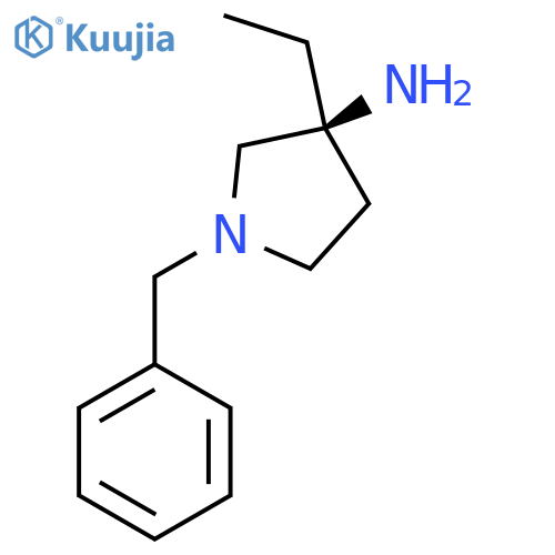 (S)-1-Benzyl-3-ethylpyrrolidin-3-amine structure