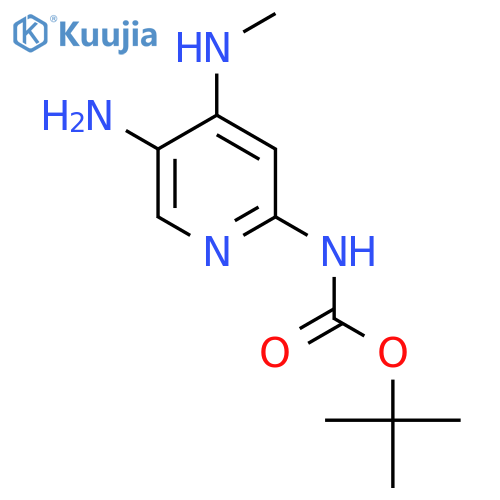 Tert-Butyl (5-amino-4-(methylamino)pyridin-2-yl)carbamate structure