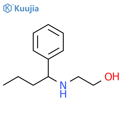2-(1-phenylbutyl)aminoethan-1-ol structure