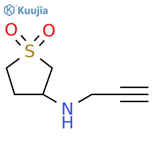 3-[(prop-2-yn-1-yl)amino]-1λ?-thiolane-1,1-dione structure