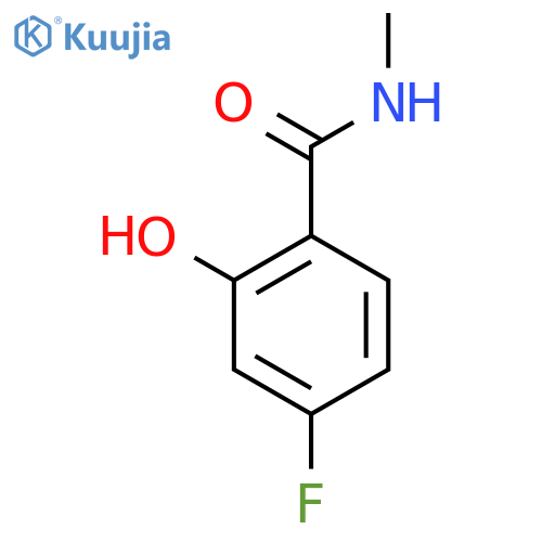 4-fluoro-2-hydroxy-N-methylbenzamide structure