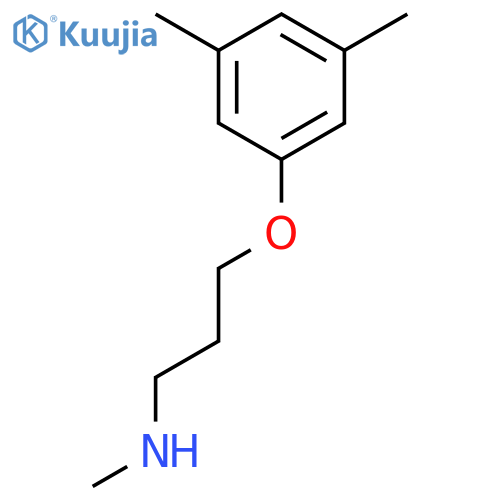 3-(3,5-dimethylphenoxy)-N-methyl-1-propanamine structure