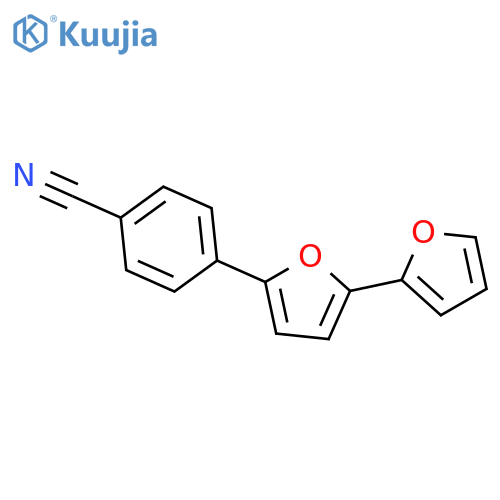 Benzonitrile, 4-[2,2'-bifuran]-5-yl- structure