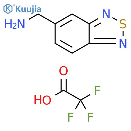 (2,1,3-benzothiadiazol-5-ylmethyl)amine trifluoroacetate structure
