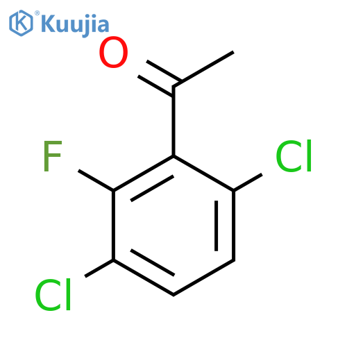 3',6'-DICHLORO-2'-FLUOROACETOPHENONE structure
