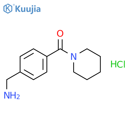 4-(Piperidine-1-carbonyl)phenylmethanamine Hydrochloride structure