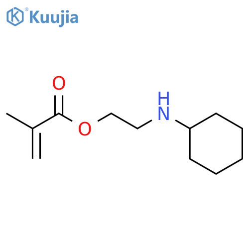 2-(Cyclohexylamino)ethyl 2-methylprop-2-enoate structure