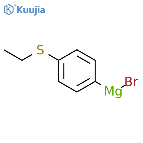 bromo-(4-ethylsulfanylphenyl)magnesium structure