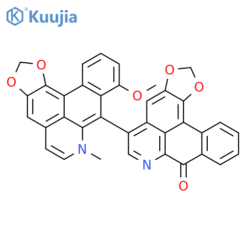 9'-methoxy-7'-methyl-7'H,8H-5,8'-bi[1,3]benzodioxolo[6,5,4-de]benzo[g]quinolin-8-one structure