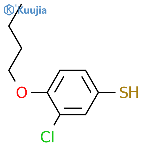 4-butoxy-3-chlorobenzenethiol structure