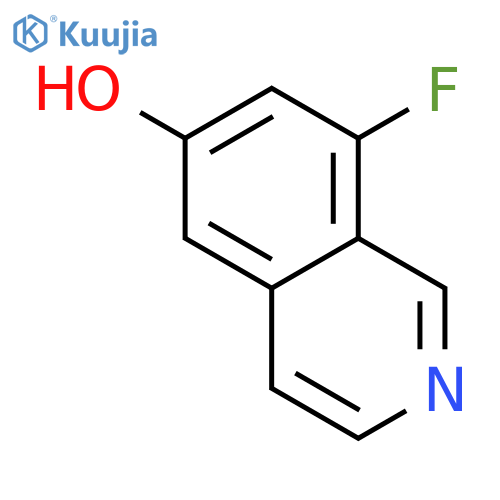 8-fluoro-6-Isoquinolinol structure