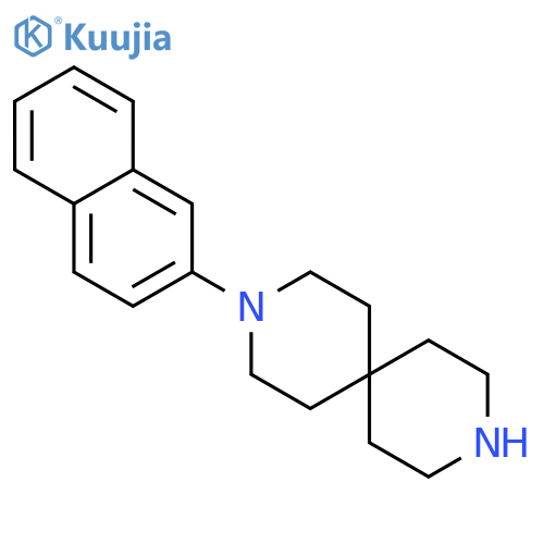 3,9-Diazaspiro[5.5]undecane, 3-(2-naphthalenyl)- structure