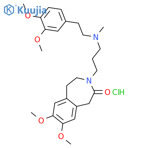 Zatebradine hydrochloride structure