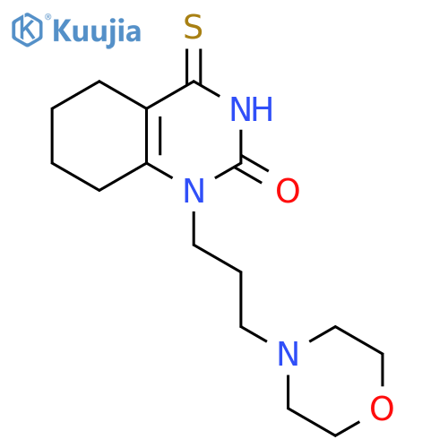1-3-(morpholin-4-yl)propyl-4-sulfanylidene-1,2,3,4,5,6,7,8-octahydroquinazolin-2-one structure