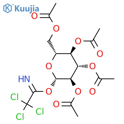 2,3,4,6-Tetra-O-acetyl-b-D-glucopyranosyl Trichloroacetimidate structure