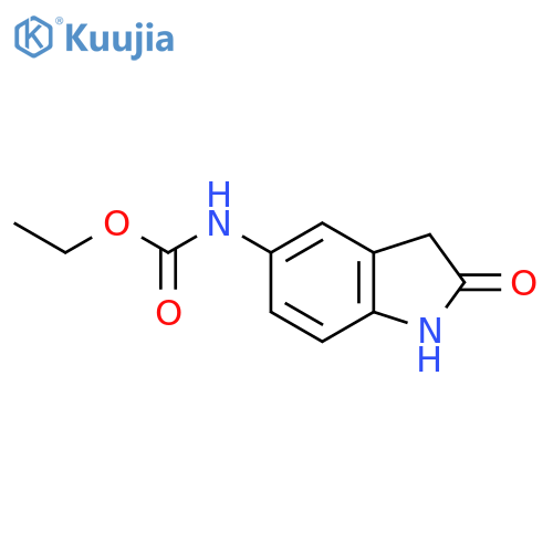 ethyl N-(2-oxo-2,3-dihydro-1H-indol-5-yl)carbamate structure