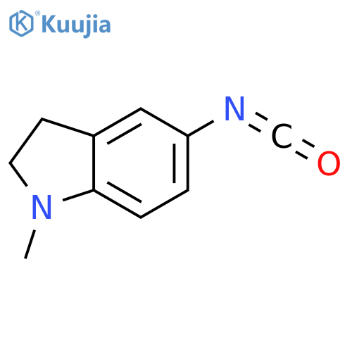 5-isocyanato-1-methyl-2,3-dihydro-1H-indole structure