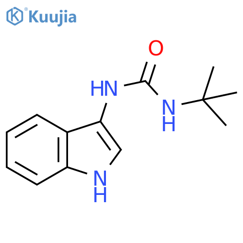3-tert-butyl-1-(1H-indol-3-yl)urea structure