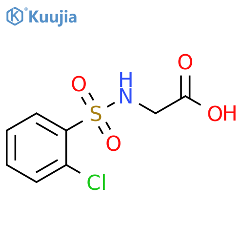 2-(2-chlorobenzenesulfonamido)acetic acid structure