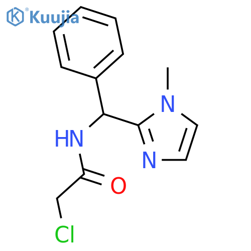 2-Chloro-n-(1-methyl-1h-imidazol-2-yl)(phenyl)methylacetamide structure